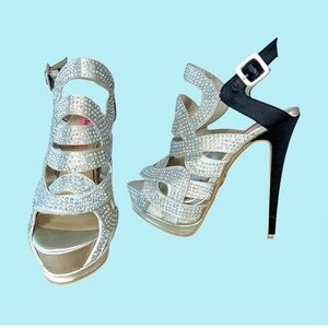 Betsey Johnson bedazzled heels